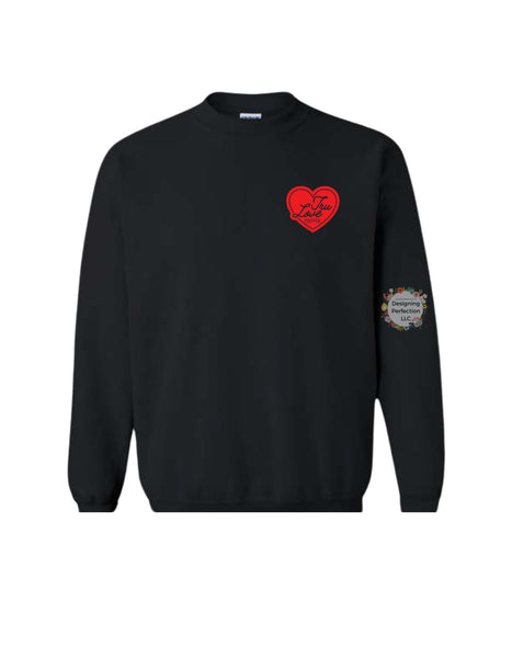 TRU LOVE SIGNATURE HEART (Tee or sweatshirt, options available in the dropdown)