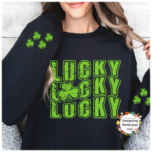 Lucky 🍀 lucky lucky- priced for tee, additional options in dropdown