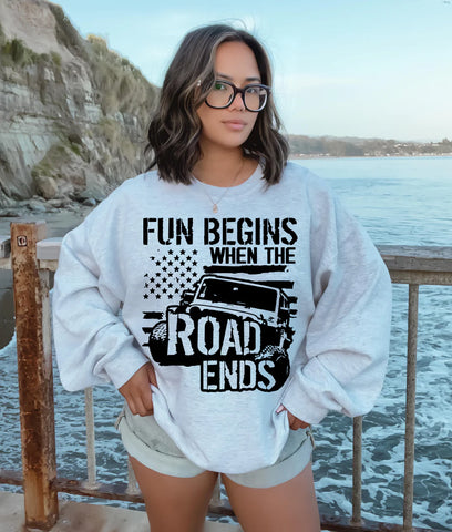 Fun begins when the road ends - priced for a tee, addt’l options in dropdown