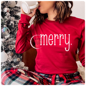 Merry! YOUTH Christmas tee, priced for tee, other options available in dropdown (16)