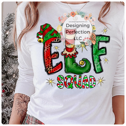 Elf squad on Sweatshirt - 2X