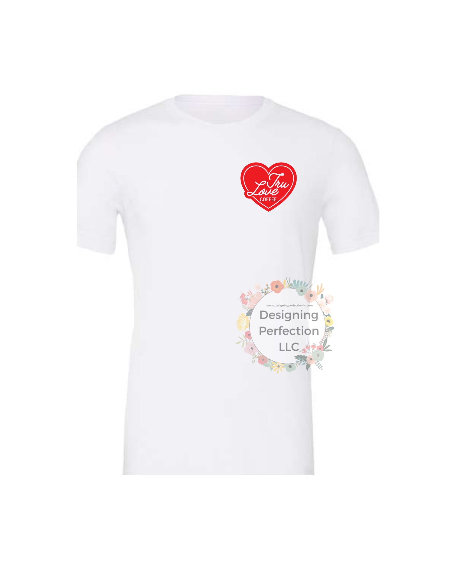 TRU LOVE SIGNATURE HEART (Tee or sweatshirt, options available in the dropdown)