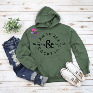 Campfires and Cocktails- T-shirt (Different style options Available) (32)