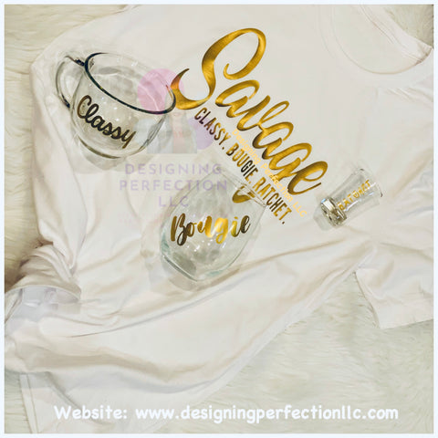 Savage classy bougie ratchet collection kit - shirt included