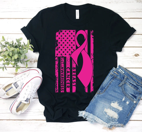 Breast Cancer Awareness Flag Design