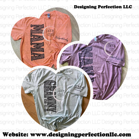 Mama- customized with names
