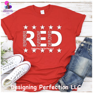 Remember everyone deployed- Military RED (7)
