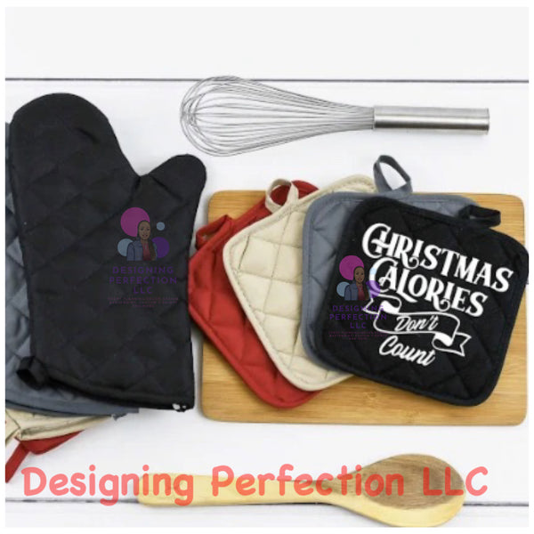 Pot Holder Custom - 4 Designs to choose from - Christmas (5)