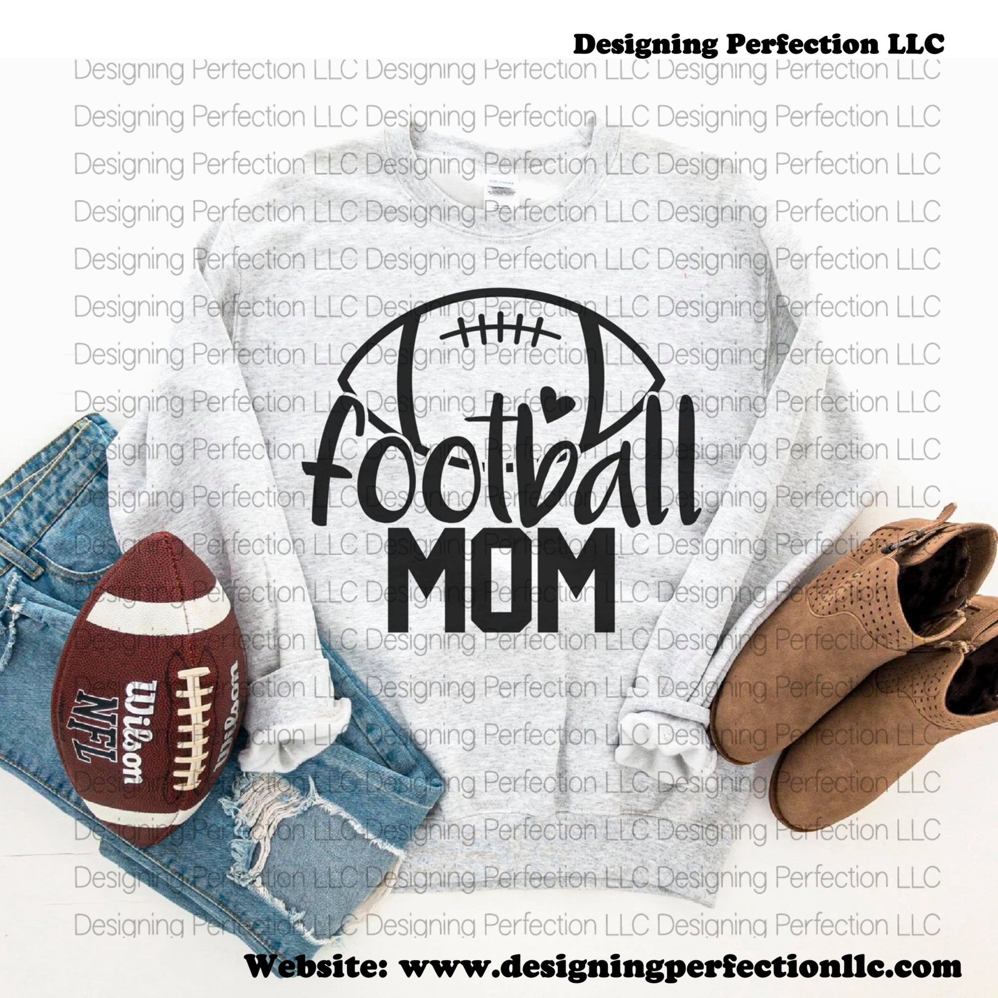 Football Mom - priced for a tshirt, additional options available (9)