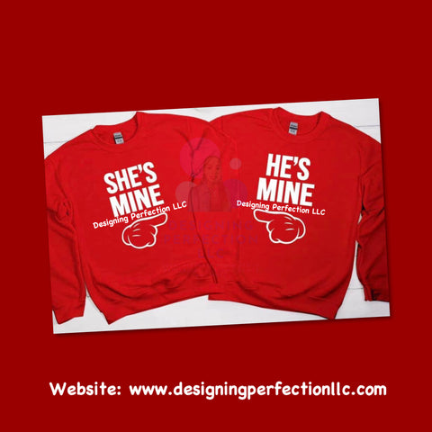 He’s Mine & She’s Mine - Couples Shirts - Priced for a tee (13)