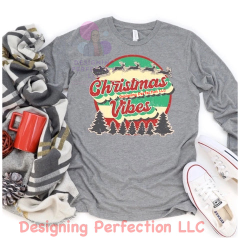 Christmas Vibes - *price for regular tee (B3)