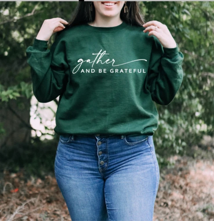 Gather and be grateful - priced for a tee